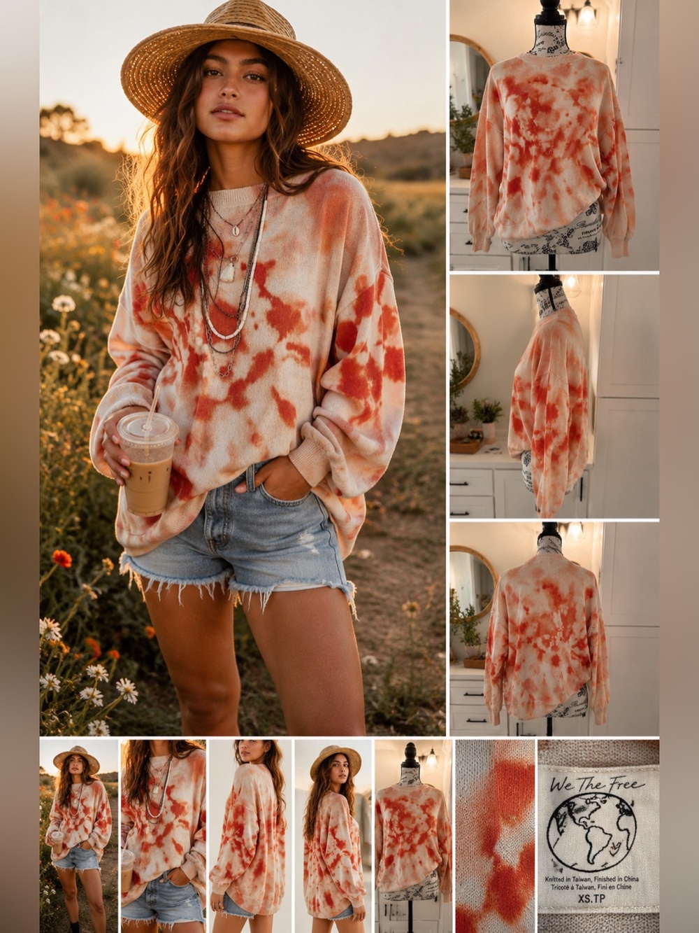 Free People Cosmos Tie Dye Pullover (( NO LONGER AVAILABLE ))